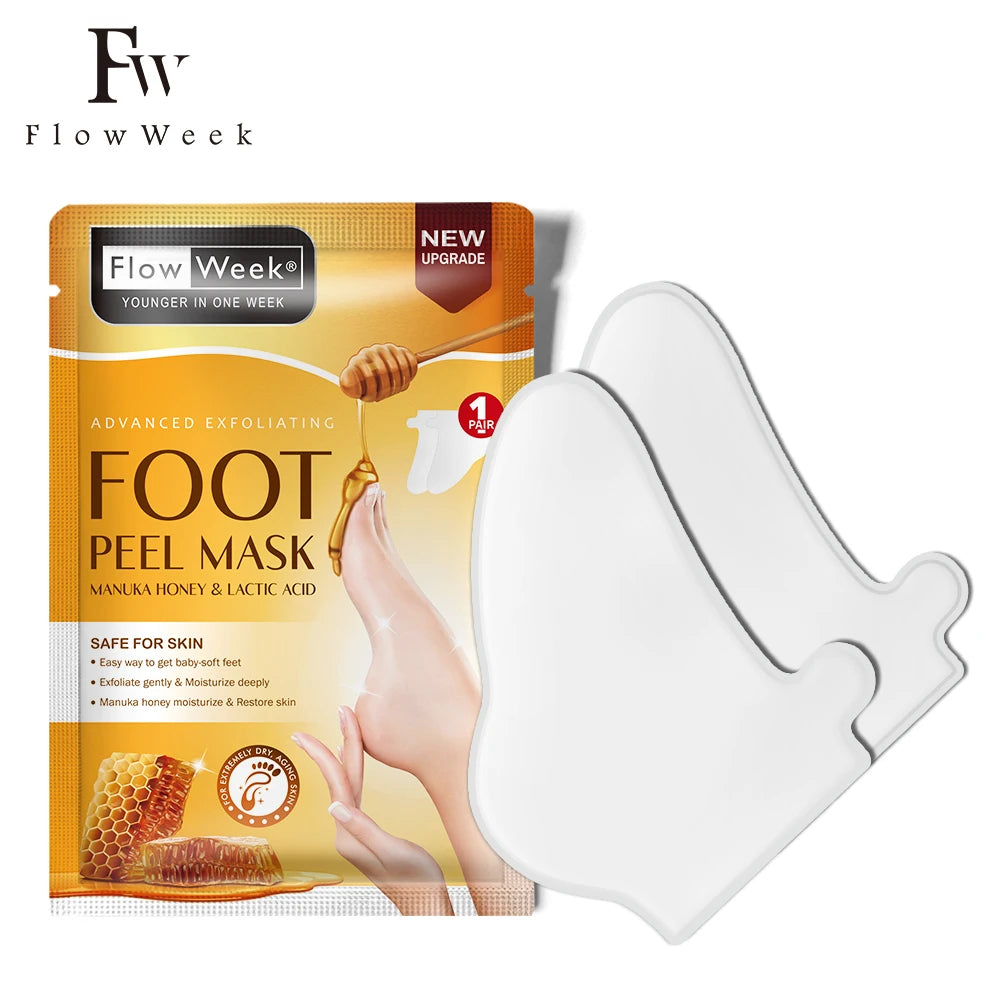 Peeling Foot Mask Repairs Heels & Removes Dry Dead Skin Feet Exfoliating