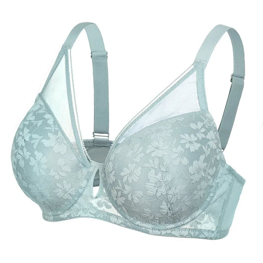 Floral Lace Underwire Bra