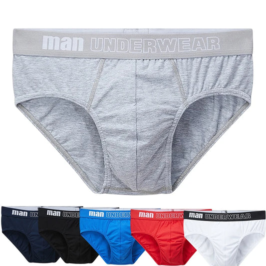 1Pc/New Men's Panties Sexy Underwear Male Briefs Men Jockstrap Pant Comfortable Slip Underpants Breathable Cotton Mens Briefs