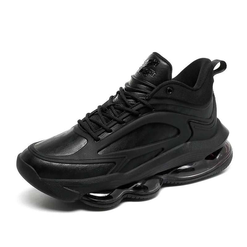Chunky Sneakers Plus Size 45 Mens Designer Air Cushioned Basketball Shoes Fashion Casual Leather Height Increased Platform Shoes