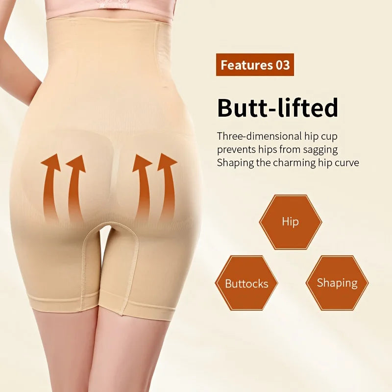 1Pcs Fat Burning High Waist  Body Shaping Underwear Unrolled Seamless Abdomen Control Shaping