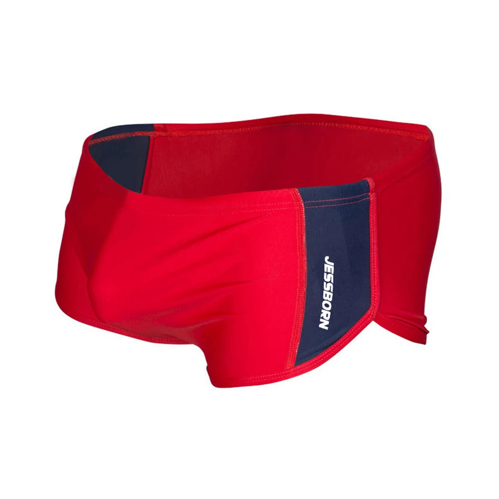Sexy Mens Side Split Swimming Trunks Summer Nylon Quick Dry Bathing Suit Fashion Male Sport Beach Running Surfing Board Shorts