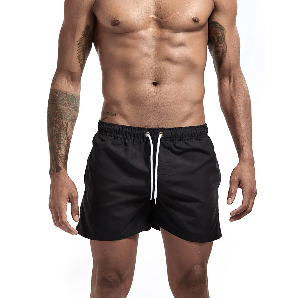 Men's Quick Dry Board Shorts Swim Trunks Bathing Suit Breathable Drawstring With Pockets for Surfing Beach Casual Summer
