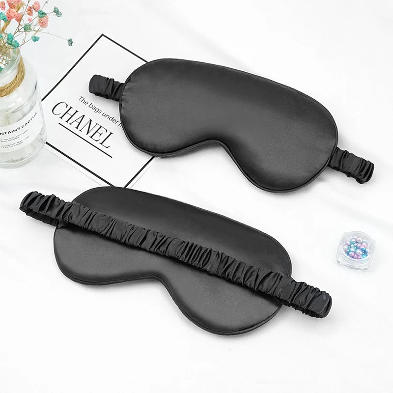 Mulberry silk blackout sleep mask eye mask travel relaxation mask eye mask healthy sleep shield soft eye protection tool