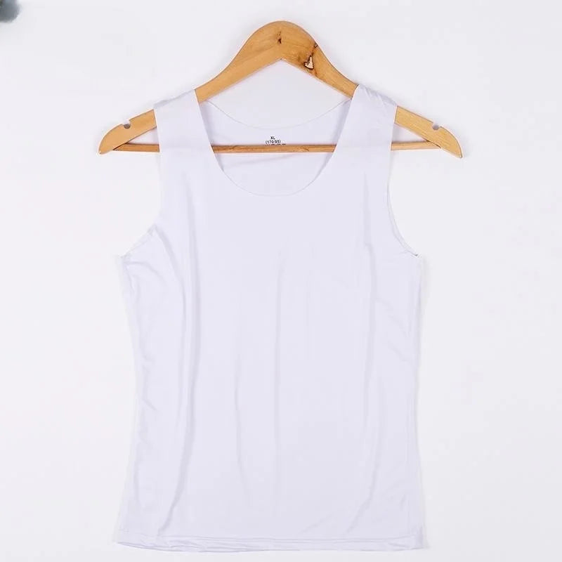 Women Summer Tight fit No trace Tanks Cami Vest Fashion Casual Sleeveless Ladies Street Tanks Tops Tees Bra