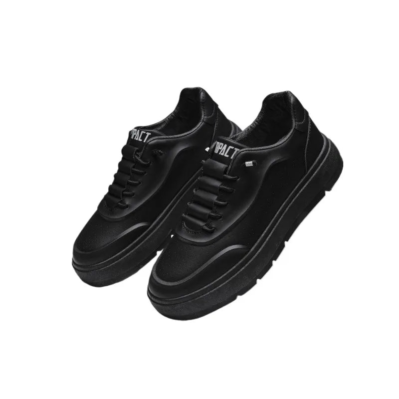 Men's Luxury Vulcanized Sneakers, Fashion Outdoor Sport Shoes w/Breathable Design for Gym/Casual Wear & Street Style