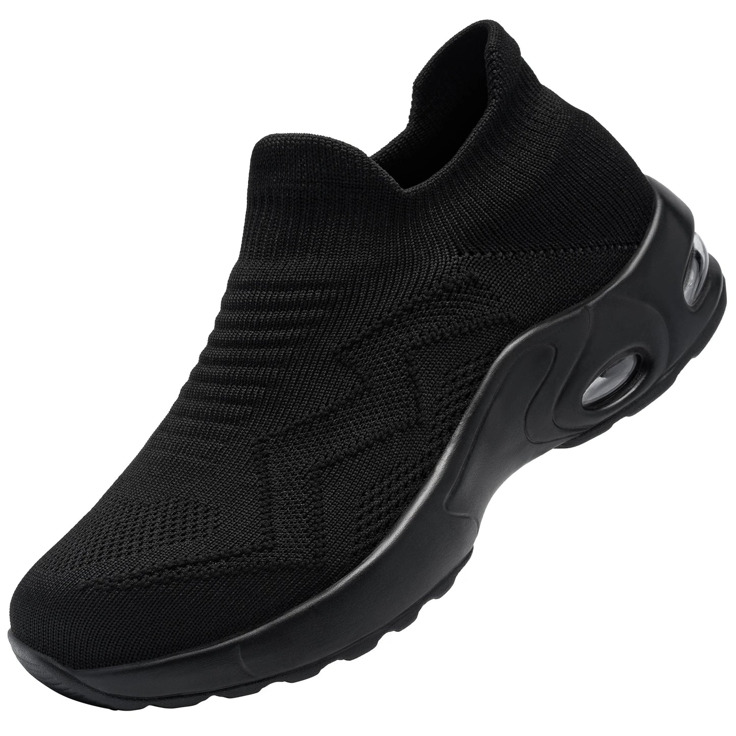 Safety Shoes Breathable Steel Toe Work Shoes Lightweight Slip On Sneakers
