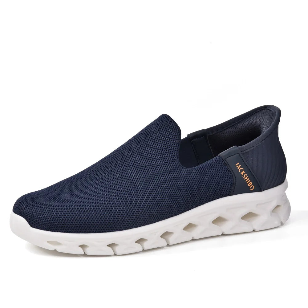 Slip on Sneakers  Walking Shoes with Arch Support Memory Foam