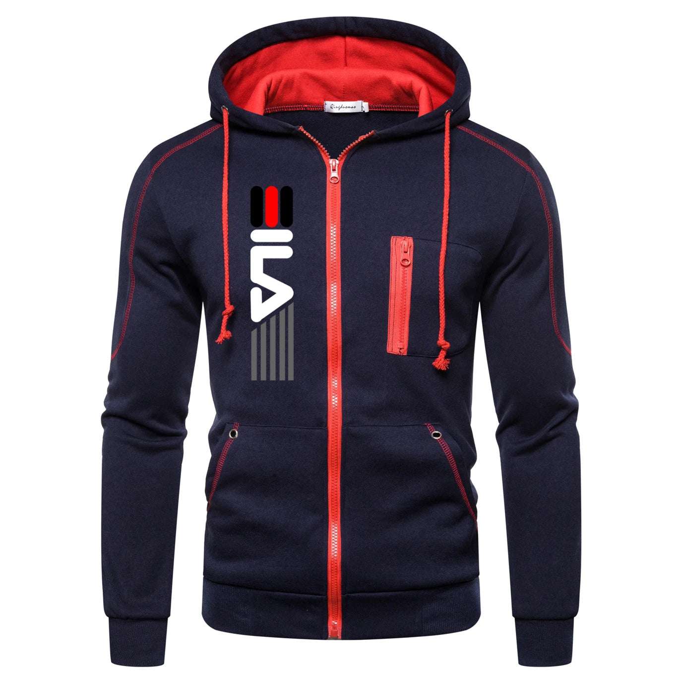 Men's Tracksuit Hooded Zipper Fashion Casual Sports Single Piece Sweatshirt And Daily Sweatpants Comfort Outdoor Jogger