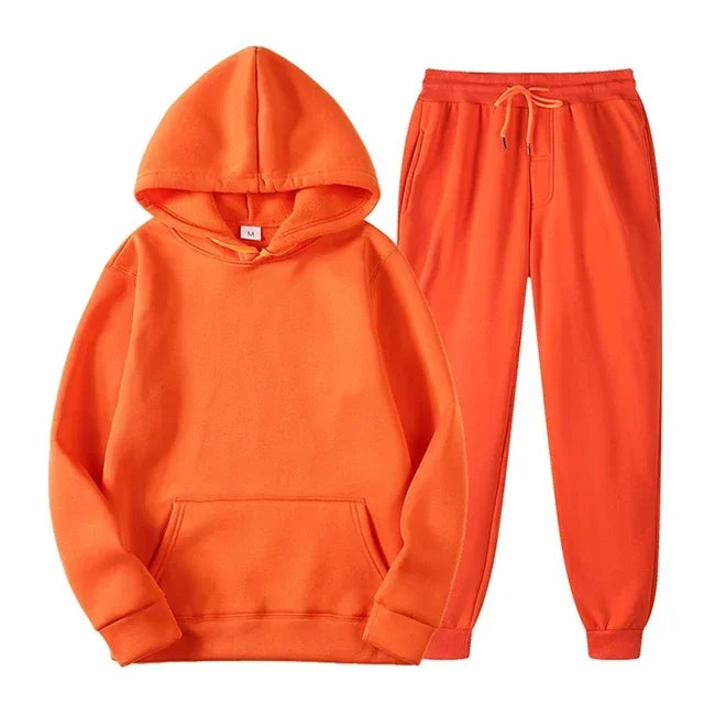 Sweatsuit Set Hoodies + Sweatpants Sports Women's Suit Track Suits