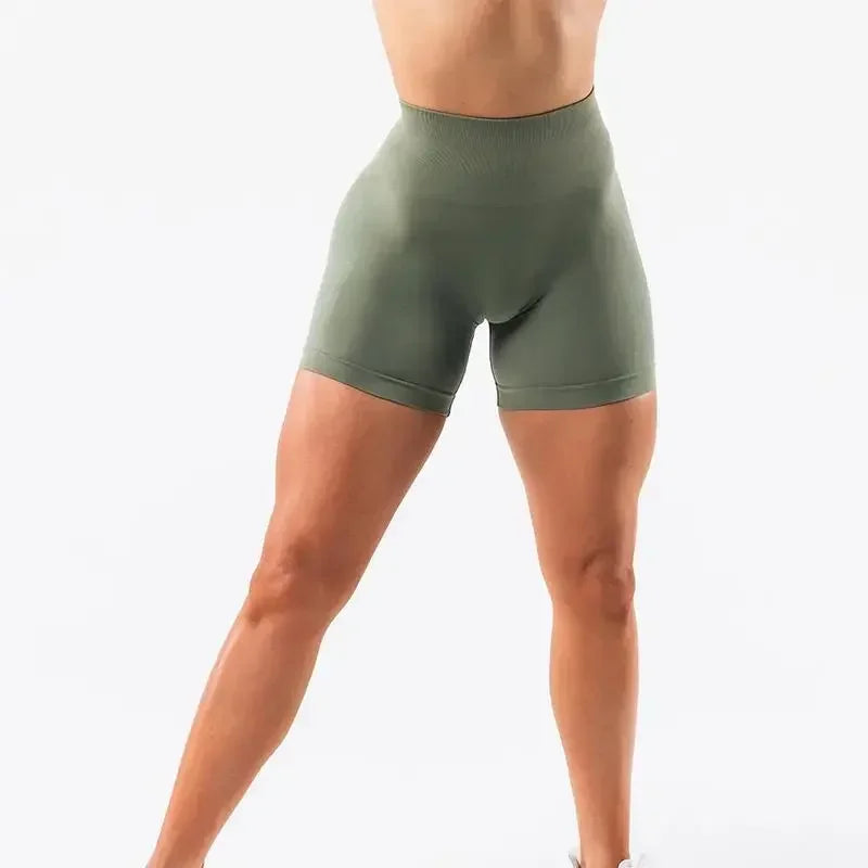 Contour Shorts Soft Workout Tights Fitness  Yoga Shorts Gym Wear Biker Shorts