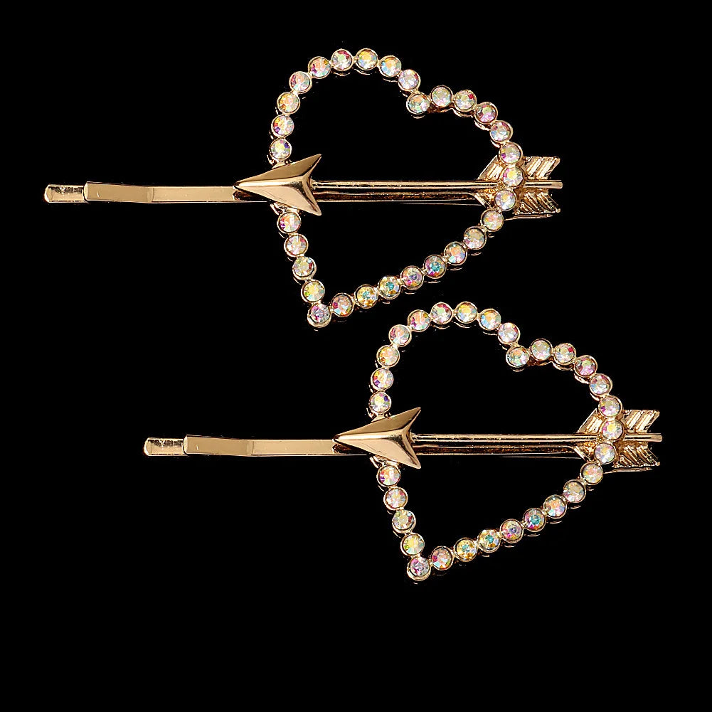 Fashion Barrettes Clear Crystal Women Hair Ornaments Hair Pins Women Hair Clips  Hair Jewelry Accessories