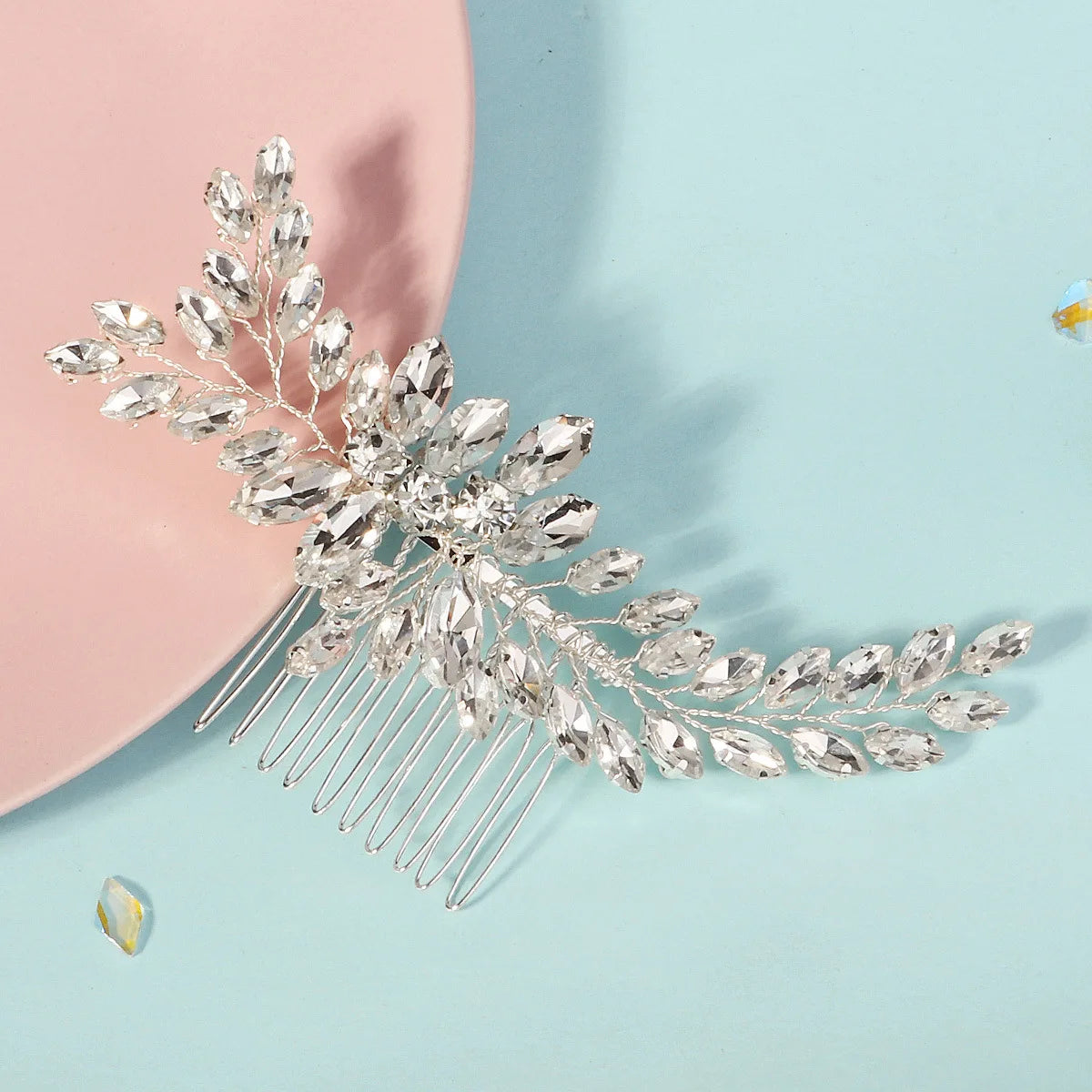 Comb Head Jewelry Bride Hair Clips Headpiece Crystal Women Bridal Hair Accessories Women Hair Ornaments