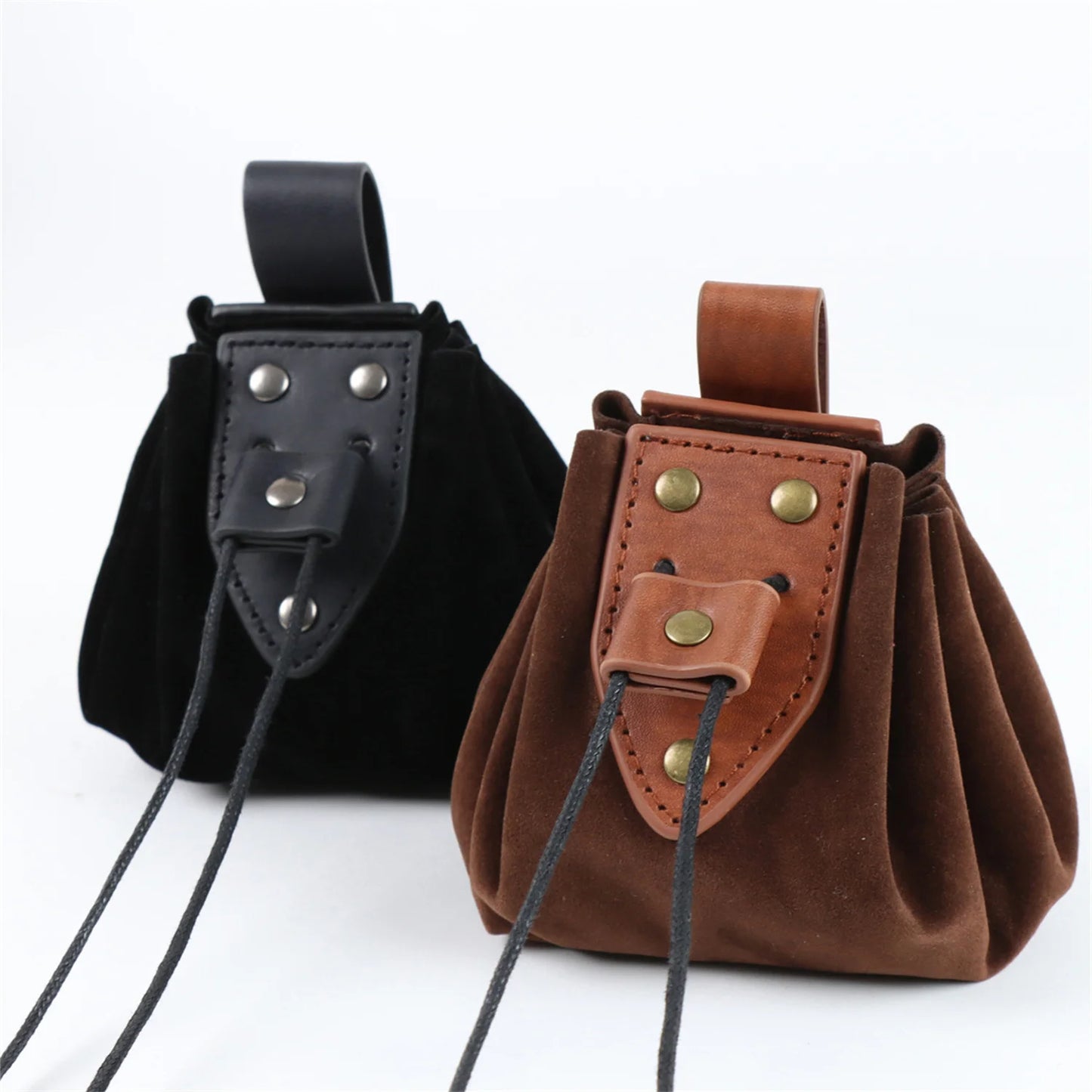 Medieval Retro Waist Bag Viking Style Hanging Belt Coin Purse Knight Fanny Pack Portable Men Women Money Pouch