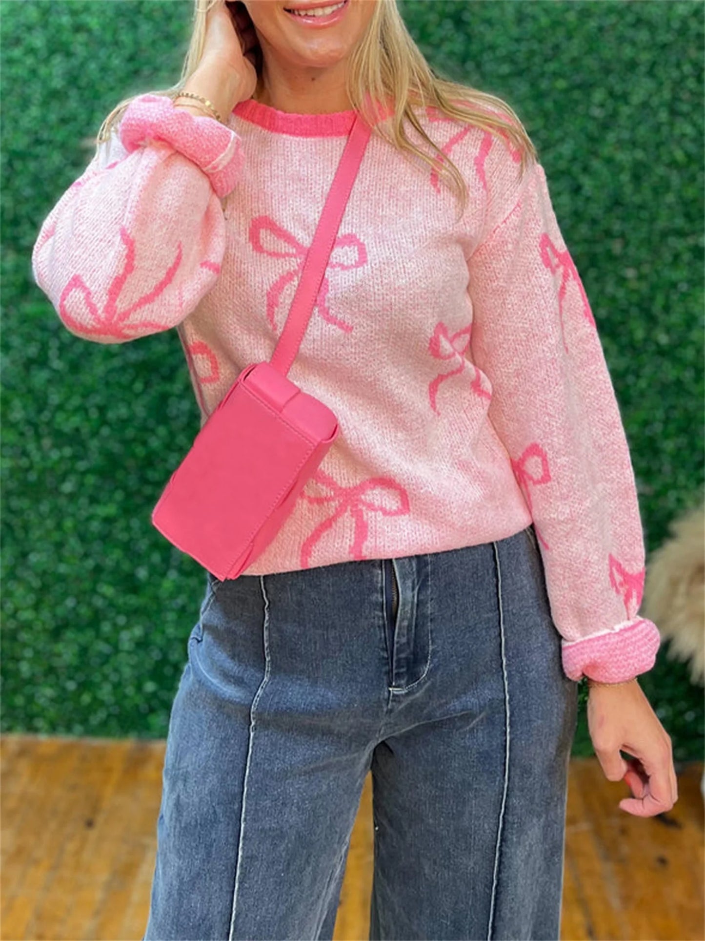 Women s Cozy Cable Knit Sweater with crewneck for Fall and Winter Fashion