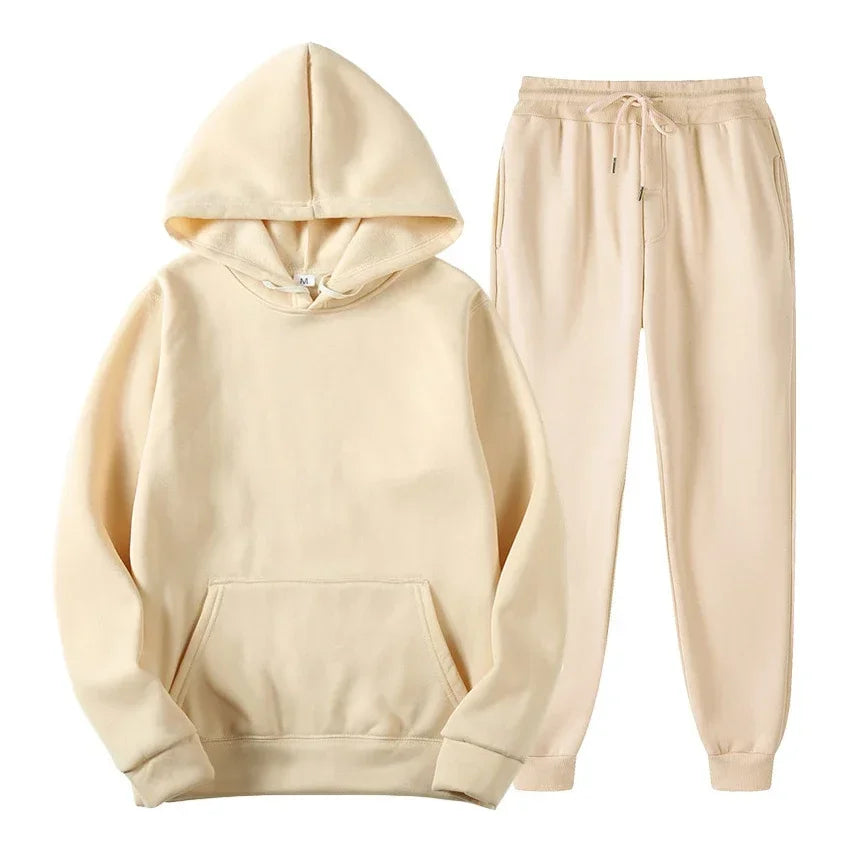 Sweatsuit Set Hoodies + Sweatpants Sports Women's Suit Track Suits
