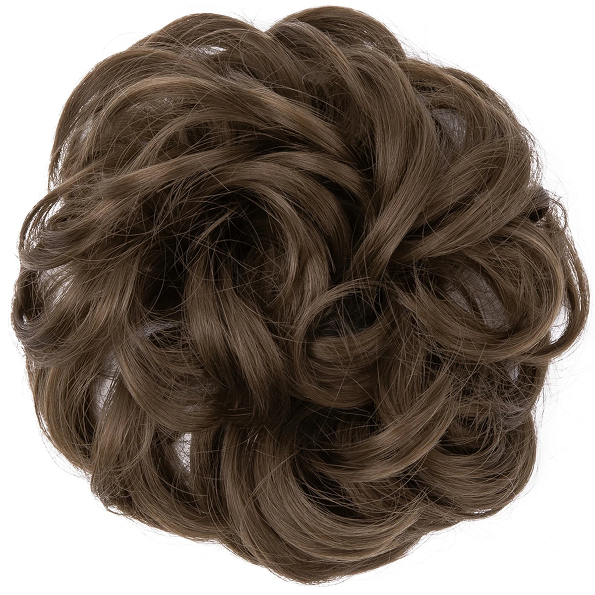 Synthetic Messy hair piece Daily Use Chignon Scrunchies Fake Elastic Hairpiece Blonde Brown Donut Bun For Women