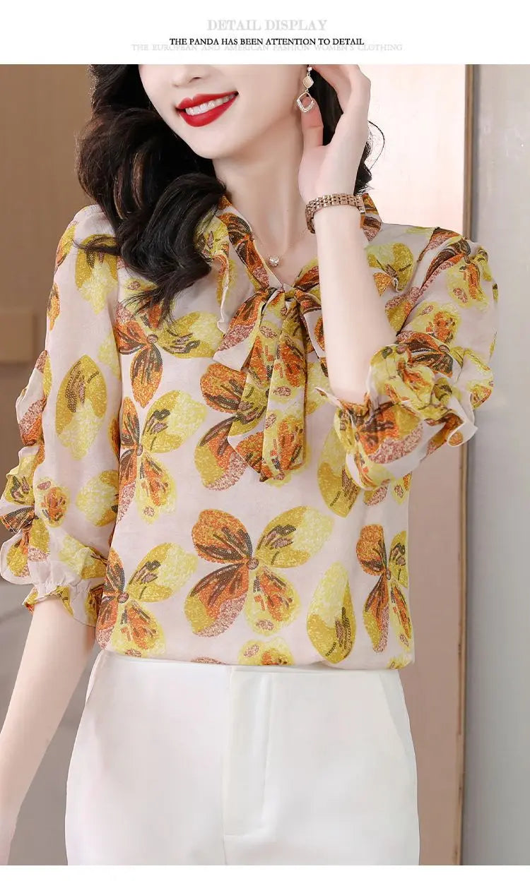High-end Bow Shirts