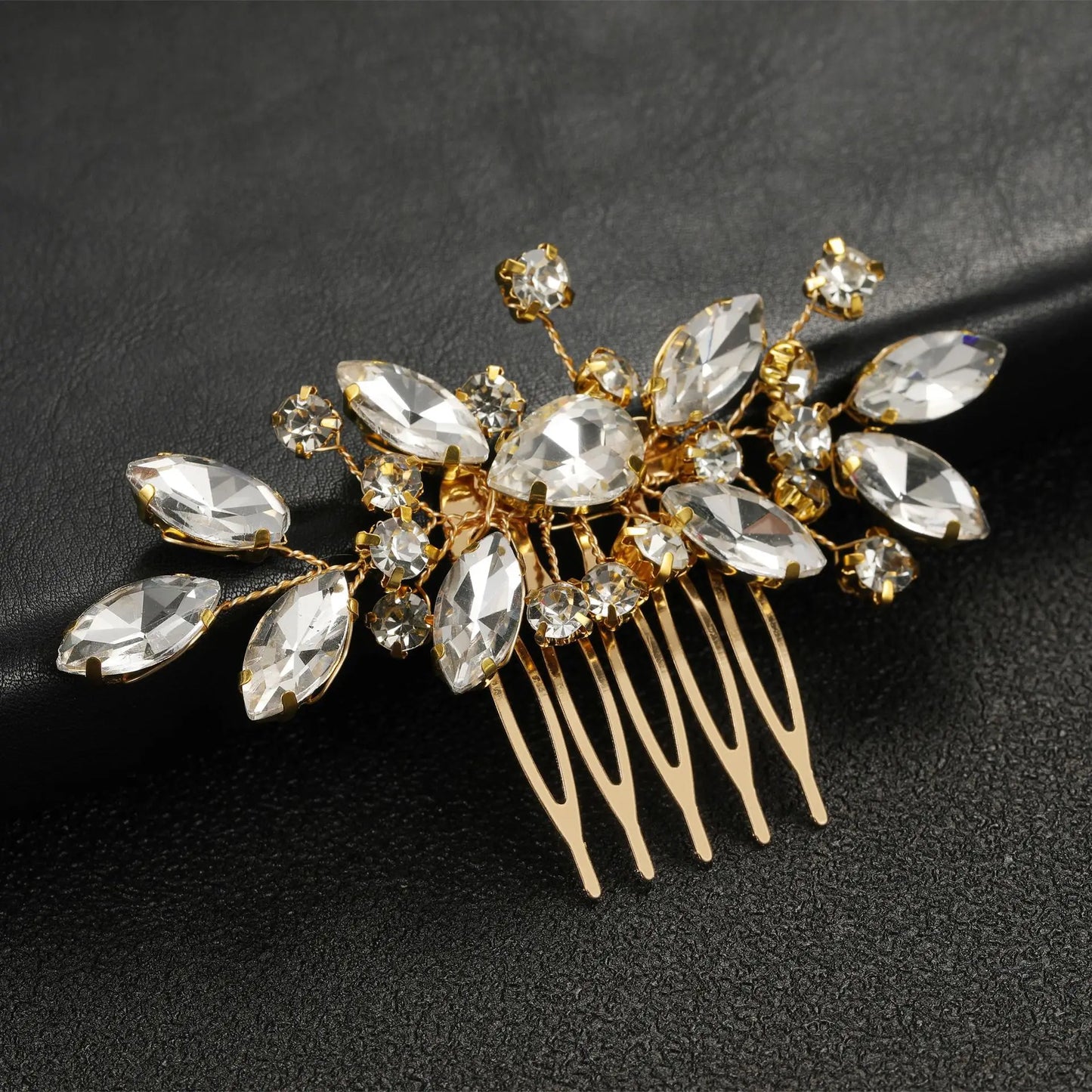Comb Head Jewelry Bride Hair Clips Headpiece Crystal Women Bridal Hair Accessories Women Hair Ornaments
