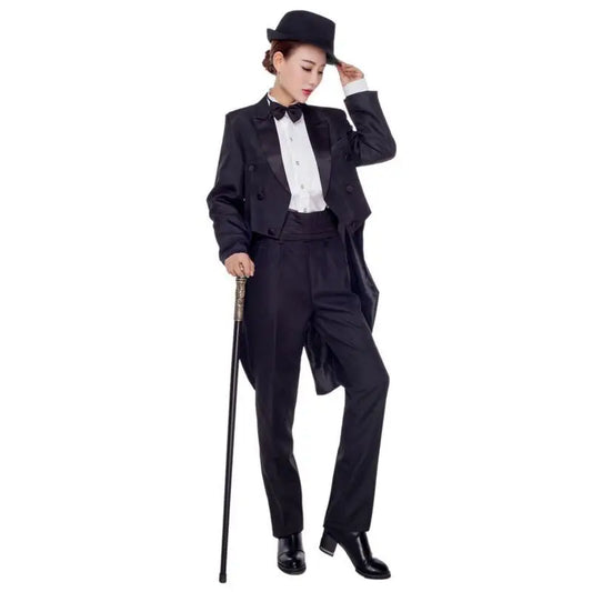 Men's Tuxedo Suits Set Classic Formal Tailcoat Tuxedo 2 Pcs Sets  Fashion Party Wedding Prom Clothing Male (Jacket+Pants)