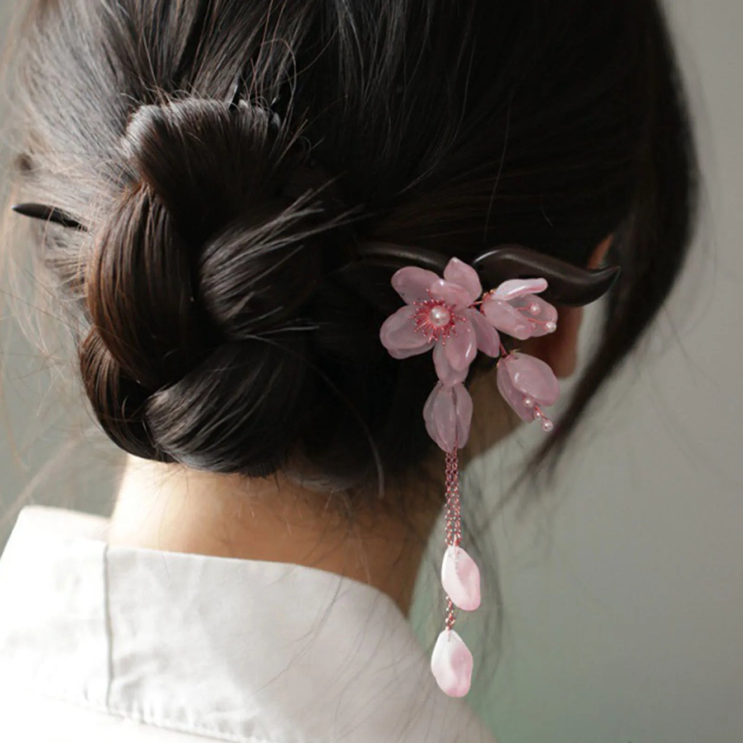 Pearl Rhinestone Flower Hairpins Hair Accessories Pearl Hairpins Flower Hair Pins Hair Ornaments Hair Stick