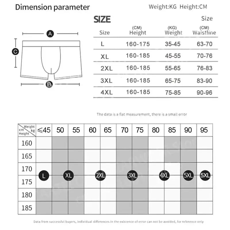 4pcs Boxers Men Underwear Ice Silk Boxer Graphene Man Underpants Breathable Men's  Ultrathin Male Boxer Shorts Trunk