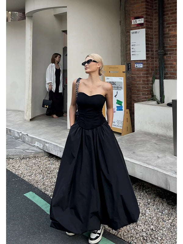 A-line Half Length Skirt High Waist