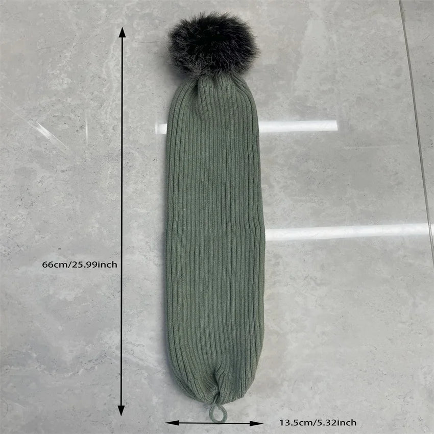 Beanie Hats One Piece Fleece Lined Knit
