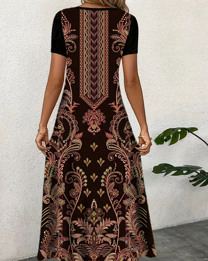 Fashion Elegant Women's Dress Loose Casual Dress Women Dress Boho Chic