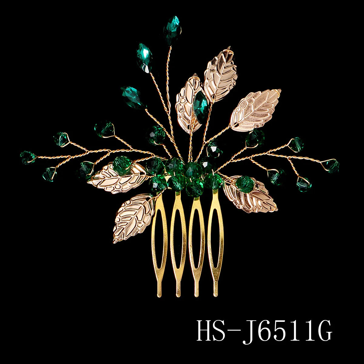 Golden Luxury Pearl Hair Comb Classic Jewelry Crystal Side Bangs Hair Clip For Women Elegant Headpieces