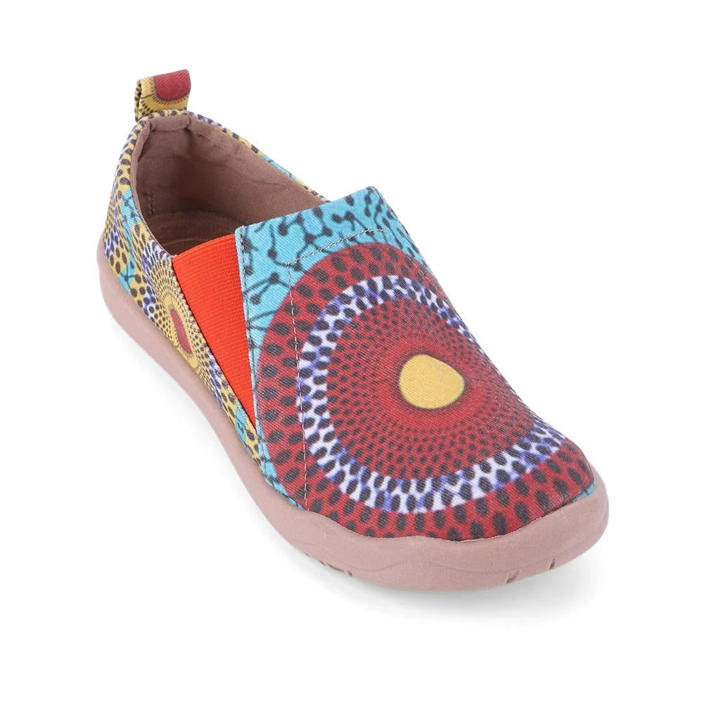 Art Painted Loafers Anti Slip Canvas Walking Shoes Casual Travel Shoes Lightweight Walking Loafers