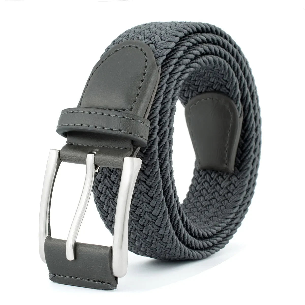 Stretch Woven Breathable Alloy Pin Buckle Belt for Men Women High Quality Casual Jeans Golf Canvas Multifunctional Outdoor Belt