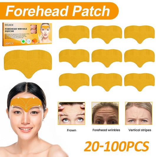 100-10pcs Collagen Forehead Wrinkle Patch