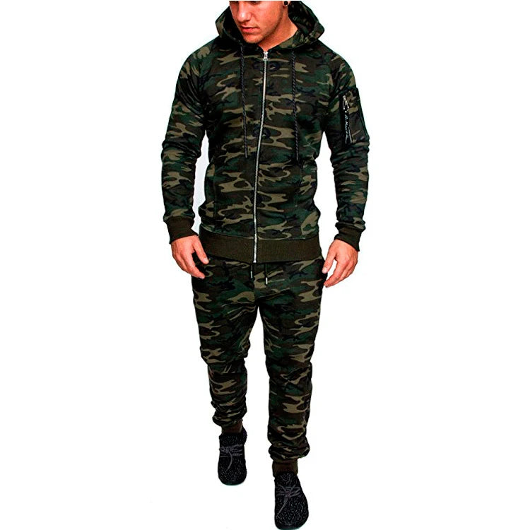 Spring And Autumn Camouflage Suits Outdoor Sports Wear-resistant Labor Set