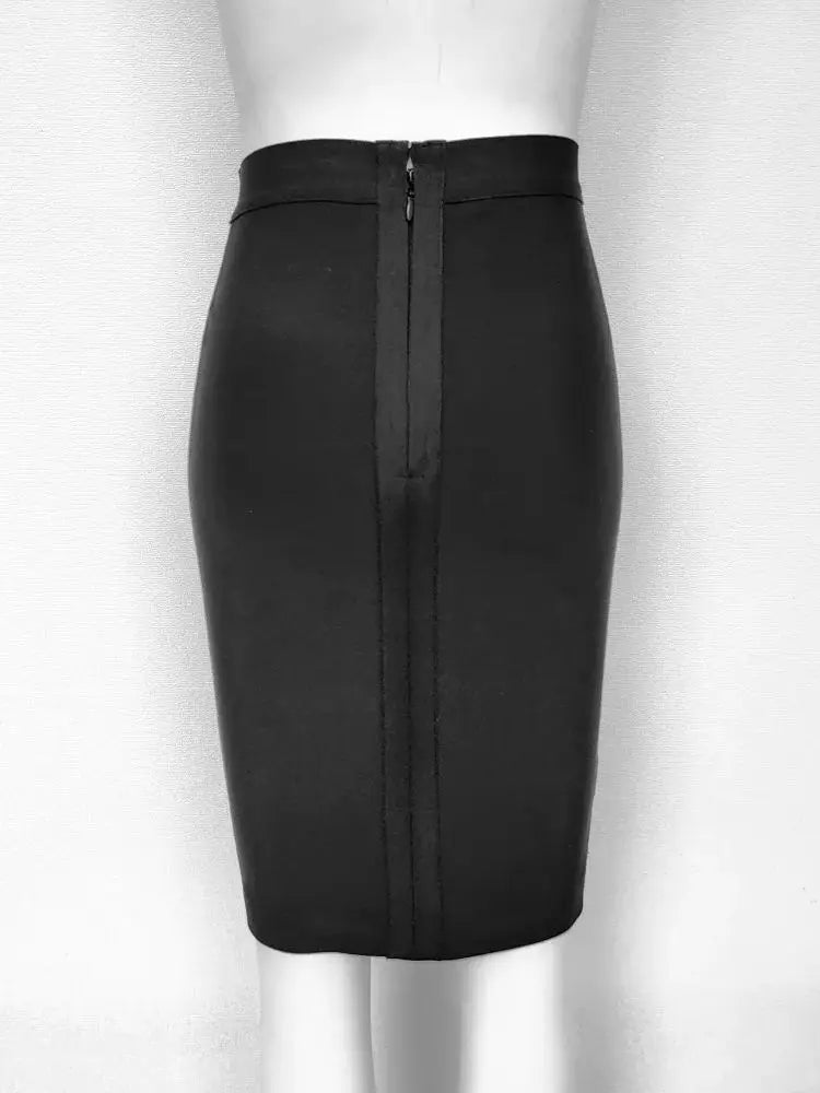 Bandage Skirts  High Quality Elastic Pencil Elastic  Vintage Office