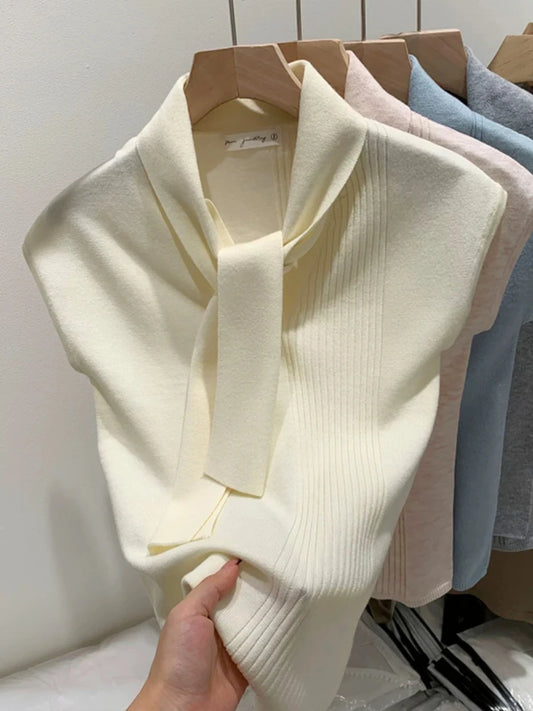 Women's Knitted Tank Tops Women Thin Tops Basic Casual Tank Tops O-neck Tees Sleeveless Tops for Women