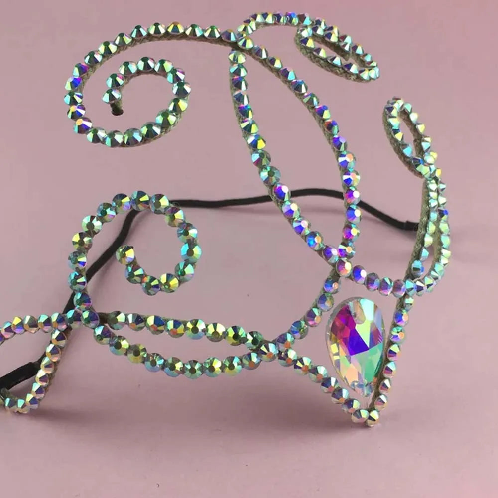 Rhinestone Tiara Rhinestone Diadem Hair Piece Jewelry Accessories Headpiece