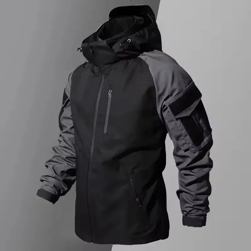 Tactical Waterproof Sets Men Wear Resistant Combat Training Suit Outdoor Multi-pocket Uniform Airsoft Camping Hiking Tracksuit