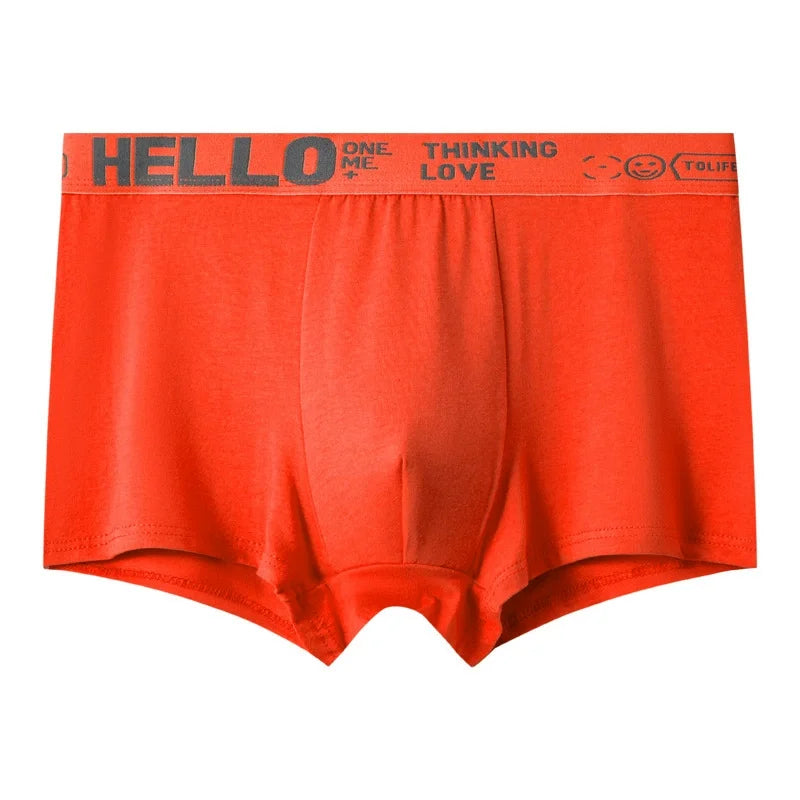 1/5pcs Men's Underwear, Breathable Comfy Quick Drying Stretchy Boxer Trunks, Sexy Underpants, Men's Trendy Boxer Panties