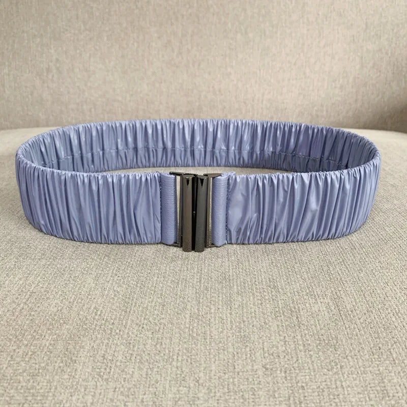 Elastic Waist Belt Cinch Stretch Waistband Buckle