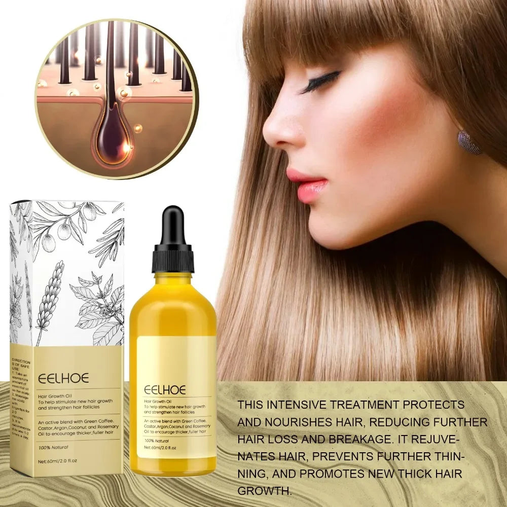 Rosemary Dense Hair Essential Oil Veganic  Prevent Hair Loss  Nourish Hair Care Oil 60ml