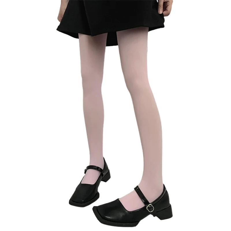 Velvet Leggings Stylish Solid Color Stretchy Tights Hosiery for Evening Outfit