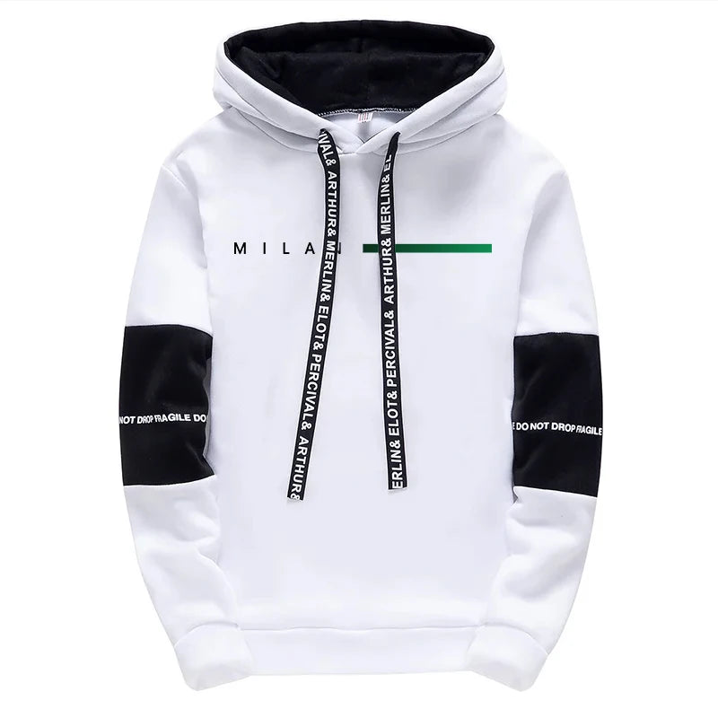 2025 New Arrival Man Sportswear 2pcs Set Hooded Sweatshirt Jogger Pants High Quality Male Home Outdoor Casual Sport Jogging Suit