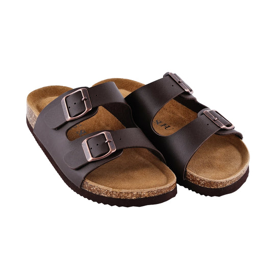 Spring Summer Soft Footbed Leather Sandals  Fashion Wear  Cork Slippers Retro Clogs Shoes