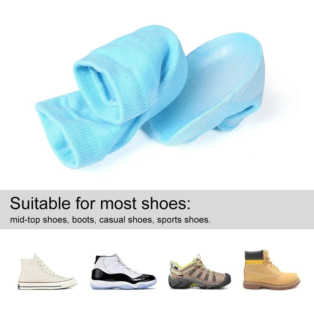 2.5/3.5cm Half Height Increase Insoles Unisex Anti-slip Thickened SEBS Heel Lift Shoe Pads Invisible Rizzsoles Height Max Socks