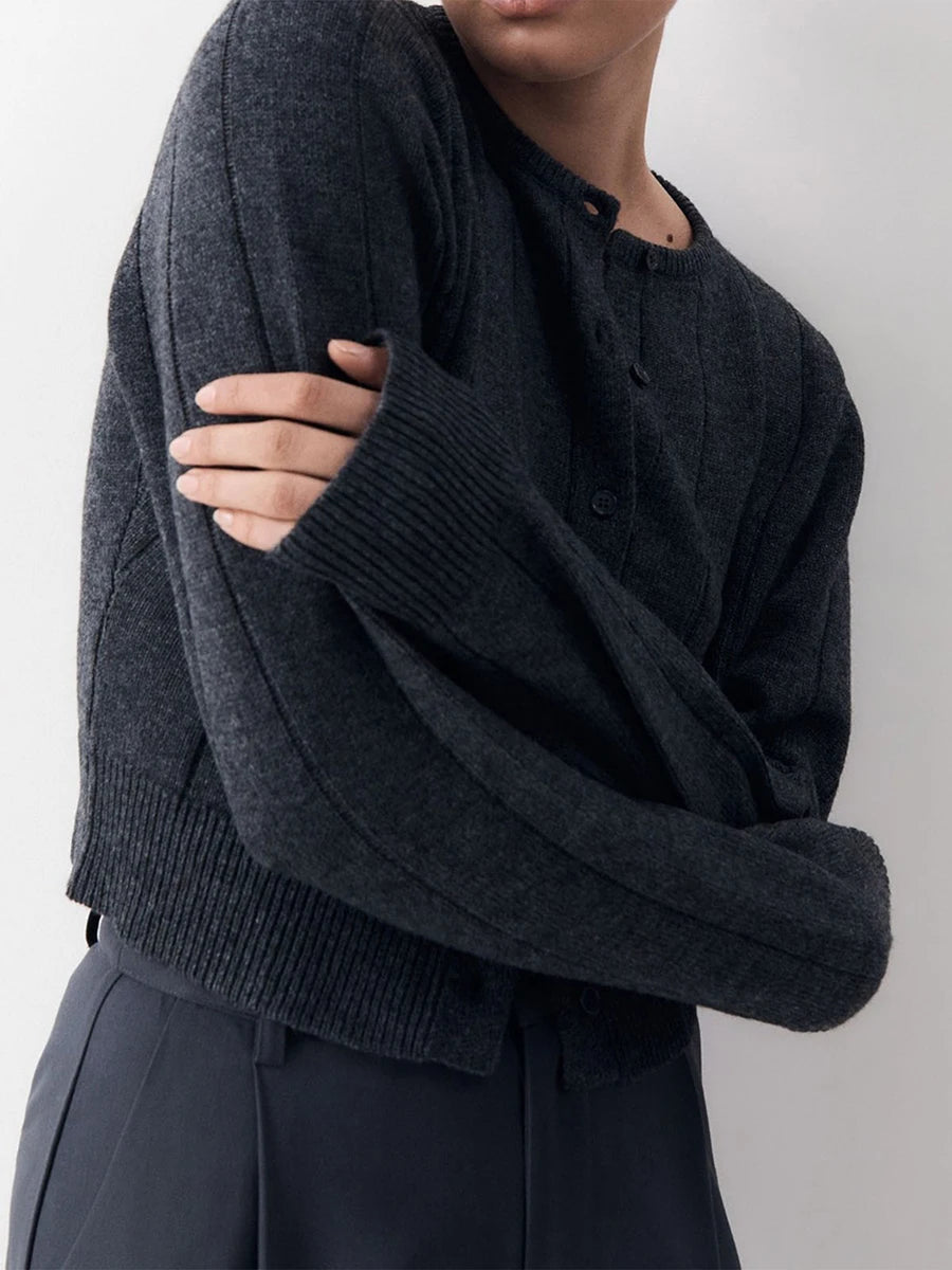 Women s Sweater Cable Knit Long Sleeve Solid Color Casual Loose Fit Ribbed Hem and Cuffs