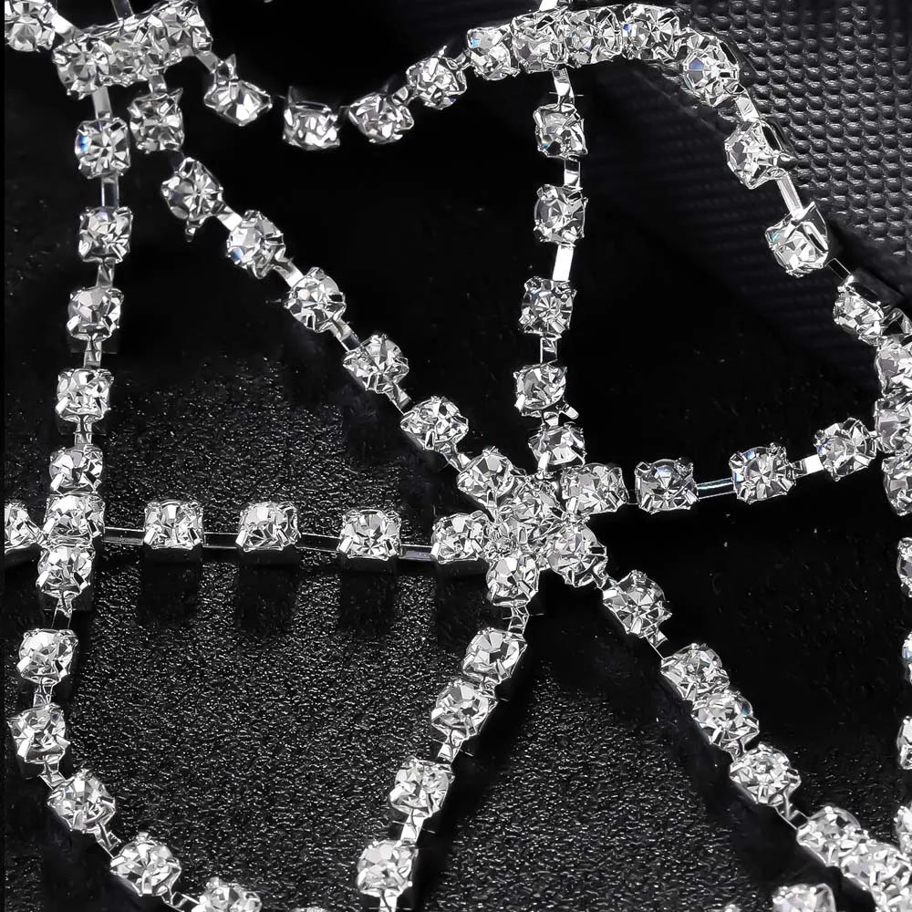Tassel Headdress Jewelry Handmade Rhinestone  Headbands