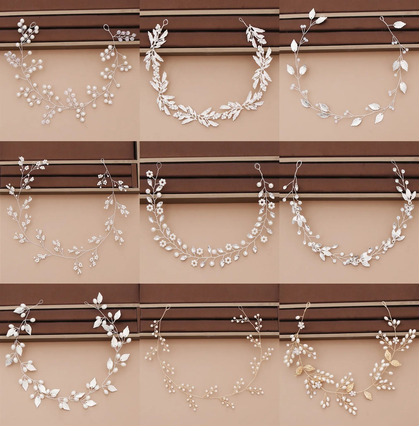 Pearl Headband  Hair Accessories Rhinestone Crystal Wedding Headband For Women Bride Head piece Hair Jewelry