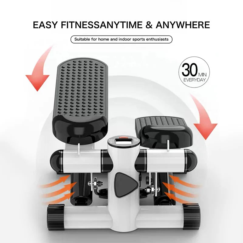 Mini Fitness Stepper - Weighing 300 pounds, Hydraulic Fitness Stepper with LCD Display