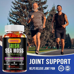 Irish Sea Moss Gummies - Helps soothe joints, promotes skin, nails, heart, improves blood sugar, lowers cholesterol